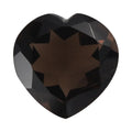 AA Brazilian Smoky Quartz (Hrt 12 mm) 4.35 ctw Loose Gemstone - Sticky add to cart bar