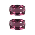 Tanzanian Wine Garnet Set of 2 (Cush 6x4 mm) 1.14 ctw Loose gemstone - Sticky add to cart bar
