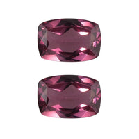 Tanzanian Wine Garnet Set of 2 (Cush 6x4 mm) 1.14 ctw Loose gemstone