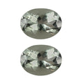 Montezuma Prasiolite Set of 2 (Ovl 8x6 mm) 1.95 ctw Loose Gemstone - Sticky add to cart bar