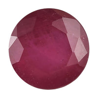 Niassa Ruby (FF) (Rnd 7 mm) 2.41 ctw Loose gemstone