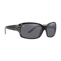 SolarX Black Greek Pattern UV400 Protection Sunglasses with Rhinestones - Sticky add to cart bar