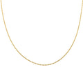 24K Yellow Gold Chain Necklace 18 Inches 3.50 Grams - Sticky add to cart bar