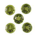 Peridot Set of 5 (Rnd 7 mm) 7.30 ctw Loose gemstone - Sticky add to cart bar