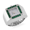 Emerald & White