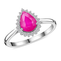 Certified & Appraised Rhapsody 950 Platinum AAAA Mozambique Ruby, Diamond (E-F, VS) (0.24 cts) Ring (Size 10.0) (5.50 g) 2.05 ctw