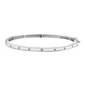 Lab Grown Diamond G-H SI Bangle Bracelet in Platinum Over Sterling Silver (7.50 In) 0.25 ctw - Sticky add to cart bar