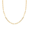 10K Yellow Gold 5.5mm Paper Clip Necklace 22 Inches 14.50 Grams - Sticky add to cart bar