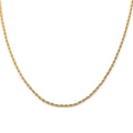 10K Yellow Gold 2.5mm Rope Necklace 22 Inches 3.65 Grams - Sticky add to cart bar