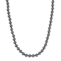 Terahertz 9-11mm Beaded Necklace 24 Inches in Rhodium Over Sterling Silver 360.00 ctw - Sticky add to cart bar