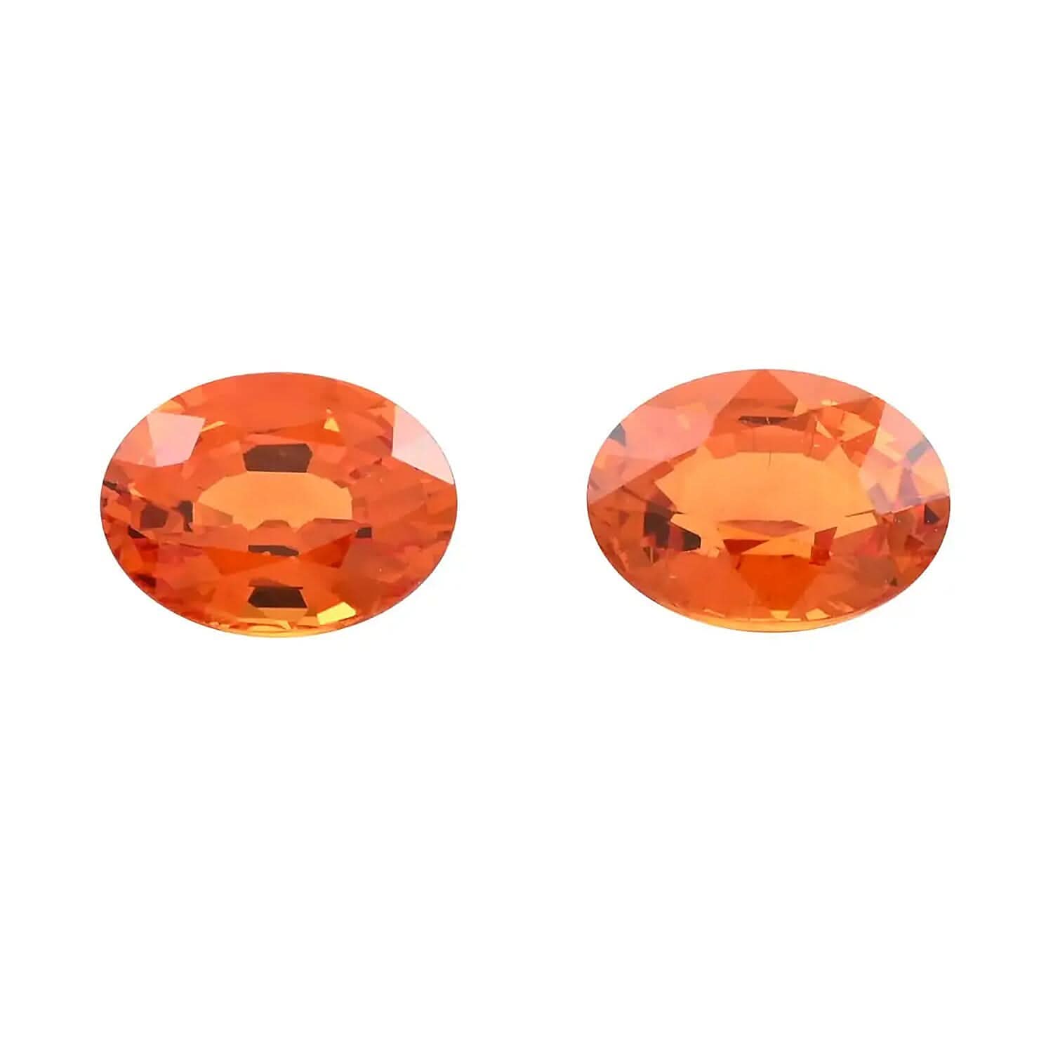 AAAA Red Sapphire Set of 2 (Ovl 7x5 mm) 2.00 ctw