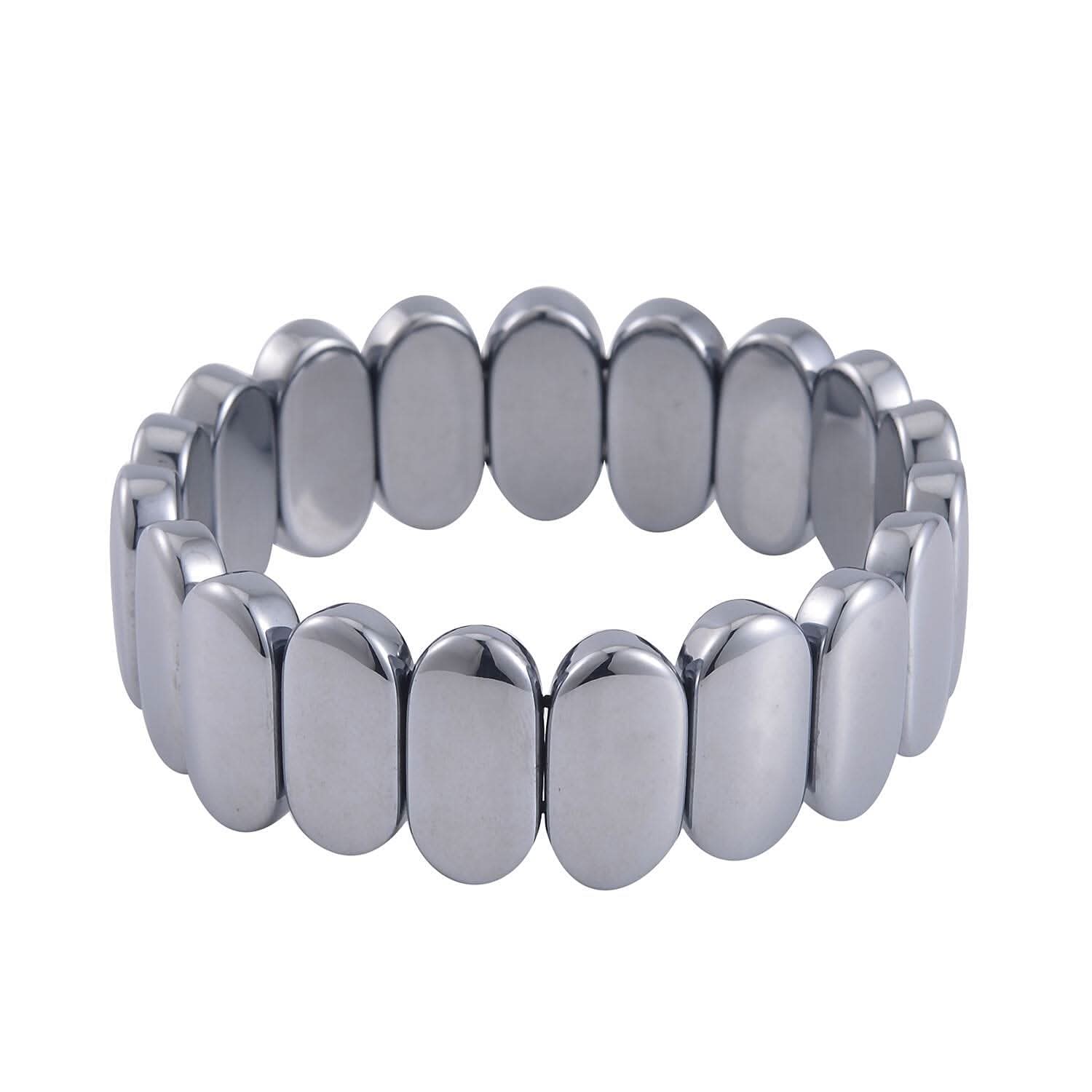 Terahertz 189.00 ctw Oval Block Stretch Bracelet