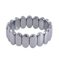 Terahertz 189.00 ctw Oval Block Stretch Bracelet - Sticky add to cart bar