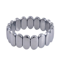 Terahertz 189.00 ctw Oval Block Stretch Bracelet