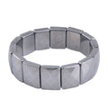 Terahertz Cushion Block Stretch Bracelet 230.00 ctw - Sticky add to cart bar