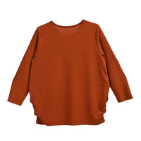 Orange Paris Eiffel Tower Long Sleeve Top - One Size Fits Most