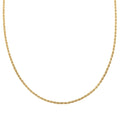 14K Yellow Gold Over Sterling Silver Rope Chain Necklace 24 Inches 11.80 Grams - Sticky add to cart bar