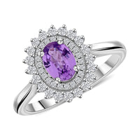Certified & Appraised Rhapsody 950 Platinum AAAA Madagascar Purple Sapphire and E-F VS Diamond Ring 6.15 Grams 1.25 ctw