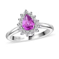 TLV Certified & Appraised Rhapsody 950 Platinum AAAA Madagascar Purple Sapphire, Diamond (E-F, VS) (0.29 cts) Ring (Size 10.0) (5.40 g) 1.00 ctw - Sticky add to cart bar