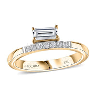 10K Yellow Gold Moissanite Ring (Size 7.0) 0.50 ctw