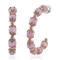 TLV Amazonite Half Hoop Earrings in Silvertone 75.00 ctw - Sticky add to cart bar