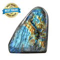 Handcrafted Natural Iridescent Madagascar Labradorite Gemstone, 4.79 Lbs - Sticky add to cart bar