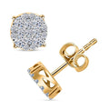 10K Yellow Gold Luxuriant Lab Grown Diamond Earrings 0.75 ctw - Sticky add to cart bar