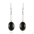 TLV Elite Shungite Earrings in Rhodium Over Sterling Silver 15.00 ctw - Sticky add to cart bar