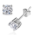 14K White Gold Luxuriant Lab Grown Diamond Earrings 2.00 ctw - Sticky add to cart bar