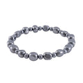 Terahertz 120.00 ctw Tumble Shape Stretch Anklet (10In) - Sticky add to cart bar