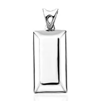 950 Platinum Bar Pendant without Chain 3.40 Grams