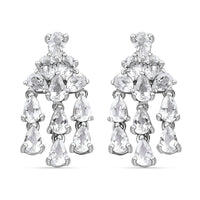 Brazilian Petalite Celebrity Earrings in Rhodium Over Sterling Silver 3.85 ctw