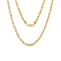 10K Yellow Gold Rope Necklace 22 Inches 7.30 Grams - Sticky add to cart bar