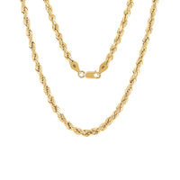 10K Yellow Gold Rope Necklace 22 Inches 7.30 Grams