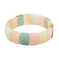 Multi Beryl 200.00 ctw Block Stretch Bracelet - Sticky add to cart bar