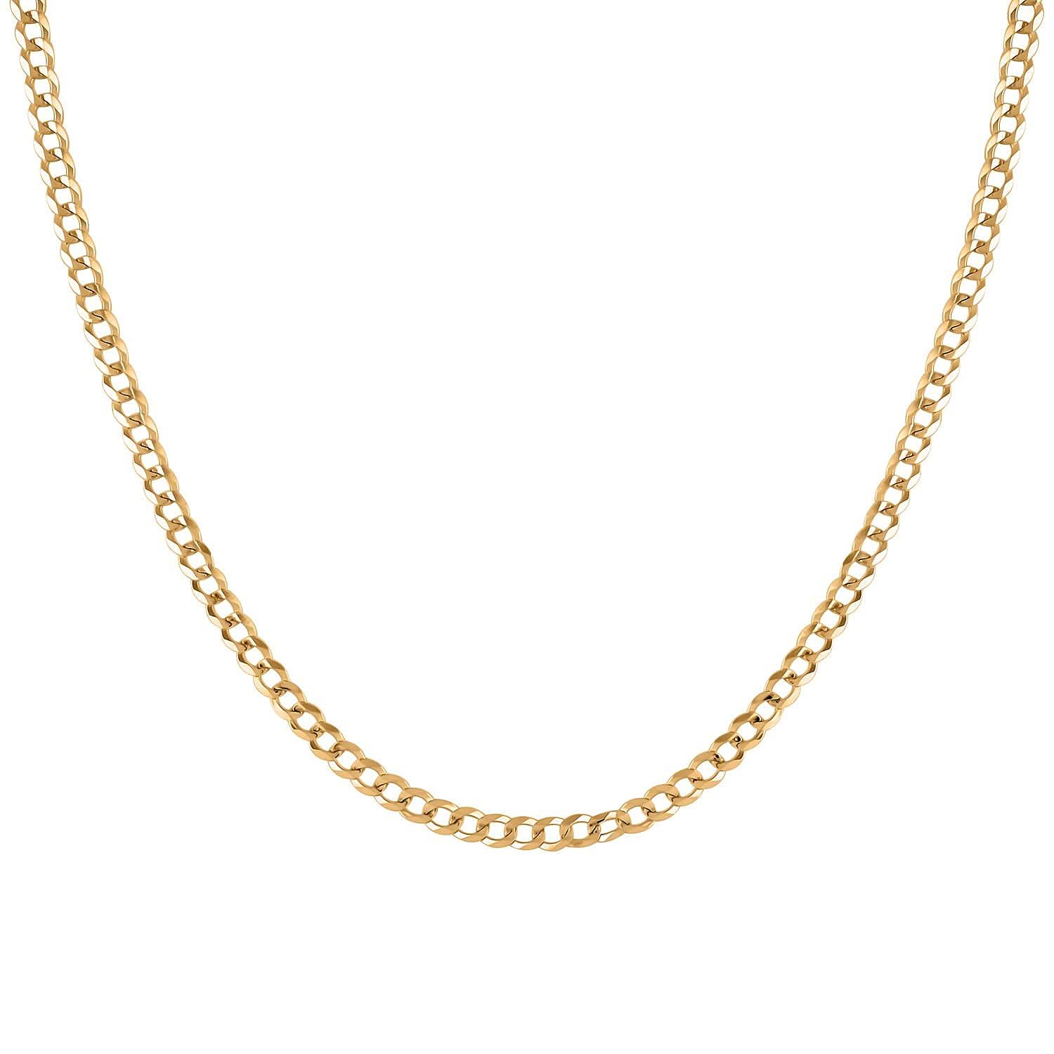 14K Yellow Gold 5mm Cuban Necklace 24 Inches 15.10 Grams
