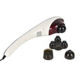 Gold Cordless Handheld Rechargeable Massager - Including 4 Heads, 5 Massage Modes - Sticky add to cart bar