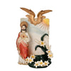 Sacred Heart Of Jesus & Flower