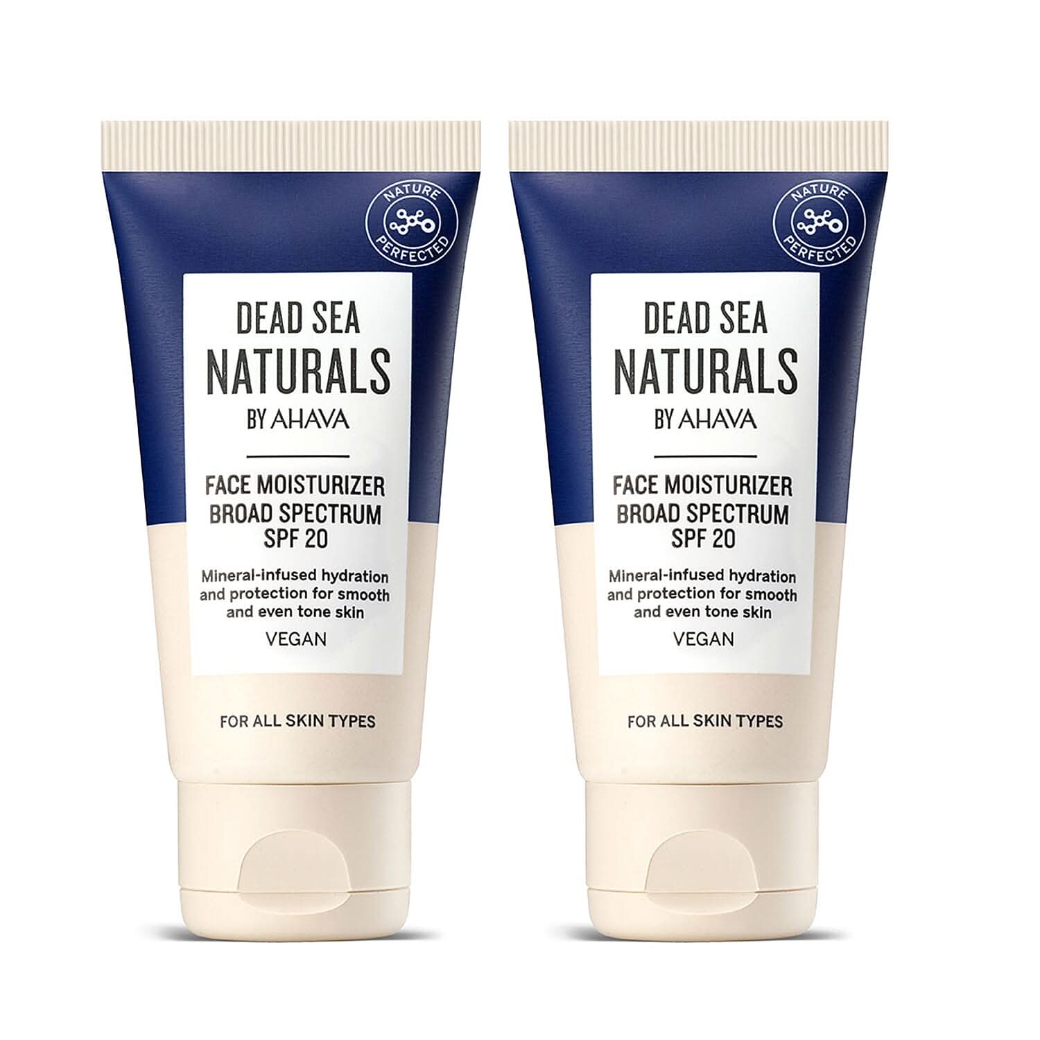 Dead Sea Naturals Day Cream SPF20 50ml - 2pk
