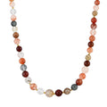 D'Joy Multi Color Quartz Beaded Graduated Necklace 18-20 Inches in Vermeil Yellow Gold Over Sterling Silver 250.00 ctw - Sticky add to cart bar