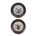 Set of 2, Jesus Wall Clock - 1 AA Battery Not Include (9.84"x9.84"x1.65") - Sticky add to cart bar