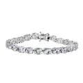 Epic Deal Brazilian Petalite, White Zircon Bracelet in Rhodium Over Sterling Silver (8.00 In) 21.75 ctw - Sticky add to cart bar