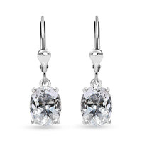 Brazilian Petalite Lever Back Earrings in Rhodium Over Sterling Silver 2.75 ctw
