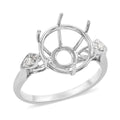 Luxoro 10K White Gold Mounting Ring - Sticky add to cart bar