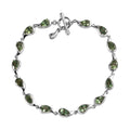 Andranomaro Green Apatite Rain Drop Bracelet in 18K Vermeil YG Over Sterling Silver (7.25 In) 7.25 ctw - Sticky add to cart bar