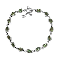 Andranomaro Green Apatite Rain Drop Bracelet in 18K Vermeil YG Over Sterling Silver (7.25 In) 7.25 ctw
