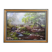 2 Waterfall Pictures in Photo Frame (16"x22")