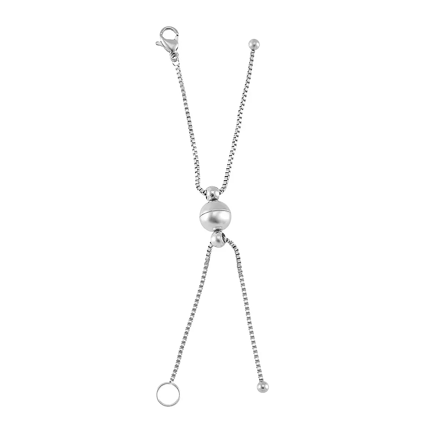 Stainless Steel Box Chain with 8mm Magnetic Lock and Lobster Lock