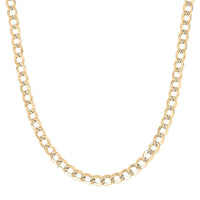 14K Yellow Gold 4mm Cuban Chain Necklace 22 Inches 8.20 Grams