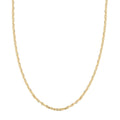 14K Yellow Gold 4mm Filk Chain Necklace 20 Inches 8.05 Grams - Sticky add to cart bar